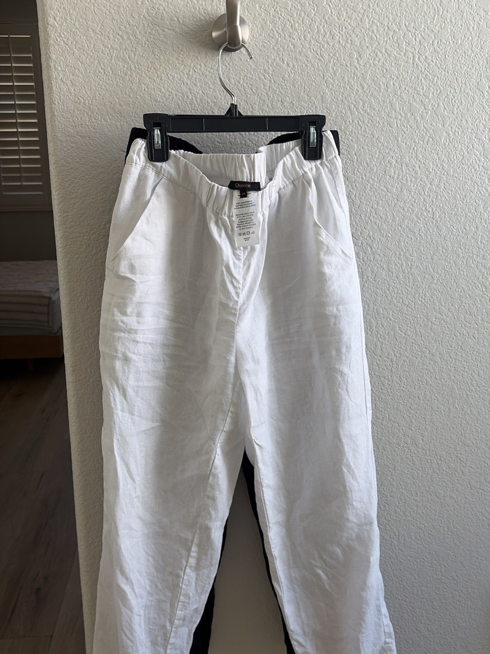 Quince 100% European Linen Pants – White